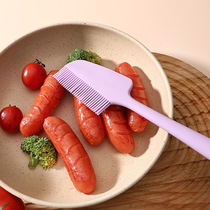 Silicone Spatula And Oil <b>Brush</b> High Heat Resistant For Baking Cooking Barbecue Seasoning Home Use - Product Image 1