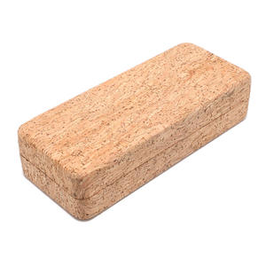 Étui à lunettes rectangulaire Conchen noir en cuir avec couvercle rabattable pour lunettes de vue et de soleil 6-8,9 pouces - Product Image 2