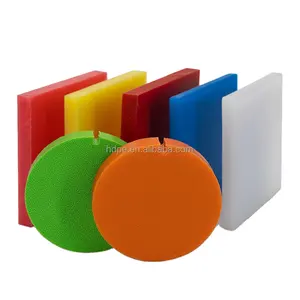 Extrusão 3/8 "personalizado colorido alta densidade HDPE plástico placa