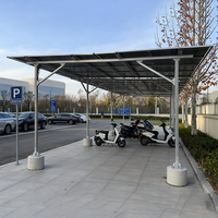 Structure de carport solaire, système de montage photovoltaïque commercial et résidentiel pour auvent de parking, structure de montage de panneaux photovoltaïques personnalisée