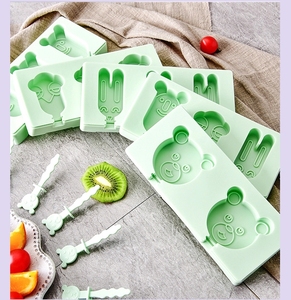 De dibujos animados lindo de piña silicona helado molde con tapa helado molde helado <span class=keywords><strong>casero</strong></span> molde - Product Image 2