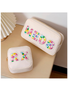 <span class=keywords><strong>Trousse</strong></span> <span class=keywords><strong>de</strong></span> <span class=keywords><strong>toilette</strong></span> à fermeture éclair étanche sacs <span class=keywords><strong>de</strong></span> maquillage <span class=keywords><strong>de</strong></span> voyage bricolage broderie lettre patchs filles pochettes <span class=keywords><strong>de</strong></span> beauté sac cosmétique Portable - Product Image 3