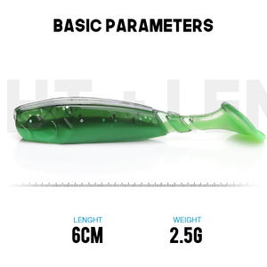 5 Pcs <span class=keywords><strong>de</strong></span> pesca <span class=keywords><strong>gusano</strong></span> señuelos <span class=keywords><strong>de</strong></span> tipo T cola nadar bajo cebo 6 cm 2,5g señuelos - Product Image 3