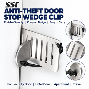 <b>Door</b> <b>Lock</b> Security for Travel Heavy Duty Portable <b>Door</b> <b>Lock</b> Stoppers Apartment Hotel <b>Door</b> Jammer <b>Lock</b> Stoppers Latch Device - Product Image 2