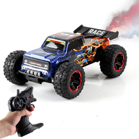Coche Modelo de Carreras de Drift Fórmula a Escala 1/16 de Alta Velocidad con Simulación RC, Buggy de Montaña Todoterreno 4WD con Luces para Competición, Juguete con Control Remoto