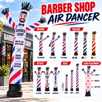 Ballon publicitaire gonflable Air Dancer pour salon de coiffure, idéal pour la promotion en extérieur, la visibilité et la personnalisation de la marque