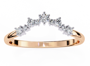 แหวนเพชรทรงกลมเจียระไนแบบบริลเลียนท์สำหรับผู้หญิง JURA JEWEL สี E เพชรเพาะเลี้ยงในห้องปฏิบัติการ ทองคำแท้ 14K สำหรับผู้ที่ชื่นชอบเทรนดี้ที่ได้รับการรับรอง - Product Image 3