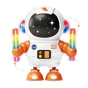 Robot Giocattolo Astronauta Danzante Elettrico con Luci Colorate e Musica, Braccia e Gambe Oscillanti, Giocattolo Educativo Interattivo per Bambini dai <span class=keywords><strong>3</strong></span> Anni in Su - Product Image 1