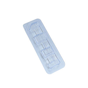 Emballage de plateau à bulles médical jetable écologique personnalisé en matériau PET/PETG, certifié ISO13485, forme et logo personnalisables, OEM/ODM - Product Image 3