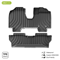 Tapis de sol de voiture 5D TPE de luxe, antidérapants, imperméables, toutes saisons, couverture complète, pour Toyota, avec logo personnalisé