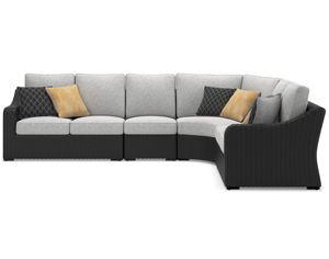 Muebles de Patio, Conjunto de Asientos de Mimbre Moderno con Cojines, Conjuntos de Salón para Exteriores, Sofá Esquinero de Ratán para Jardín - Product Image 6