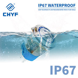 CHYF 19mm Étanche Momentané Verrouillage Métal Sonnette Klaxon Bouton Poussoir LED Anneau 12V 24V 220V Bouton Poussoir Commutateurs - Product Image 4