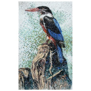 Bluwhale projet approvisionnement Seaworld dauphin mosaïque Art Mosaico murale à la main porcelaine verre mosaïque piscine carreaux personnalisés - Product Image 2