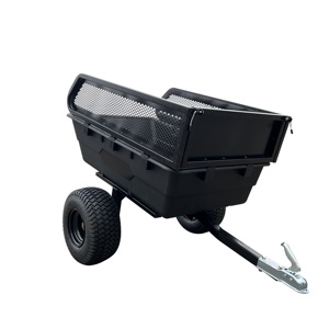 Mehrzweck-Outdoor-Metall-Schwerlast-Anhänger für LKW, Motorrad, <span class=keywords><strong>ATV</strong></span> und Camping mit Kippfunktion und 2 Rädern - Product Image 4