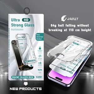 Sức Mạnh Tốt Nhất 45Kg Tempered Glass Bảo Vệ Màn Hình Bụi Loại Bỏ Dễ Dàng Công Cụ Cài Đặt Tempered Glass Đối Với iPhone 17 Pro Max - Product Image 1