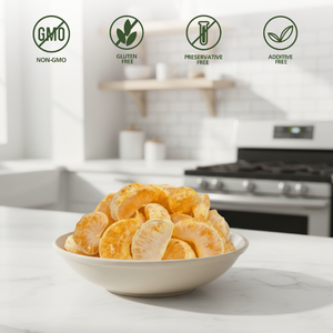 Tranches de mandarine lyophilisées Viento Natural en vrac, halal, collation de fruits turque, croustillante, sans sucre ajouté, longue durée de conservation - Product Image 2