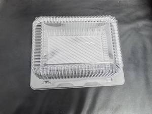 Contenedores de Alimentos Transparentes de Plástico con Tapa Abatible de 10.35\" X 8.35\" X 3.66\" <span class=keywords><strong>para</strong></span> Ensaladas, <span class=keywords><strong>Pasta</strong></span>, Sándwiches, Contenedores <span class=keywords><strong>para</strong></span> <span class=keywords><strong>Llevar</strong></span> - Product Image 4