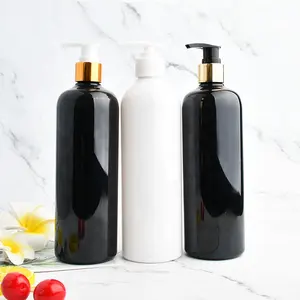 Empty 200 250 300 500 1000 ml luxury shower gel pump pet plastic bottle packaging shampoo and conditioner bottles for hair