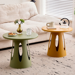 Tavolino da Caffè Piccolo Creativo in Stile Nordico per <span class=keywords><strong>Soggiorno</strong></span> Tavolino Laterale Sabbiato in Stile Crema Comodino per Camera da Letto - Product Image 3