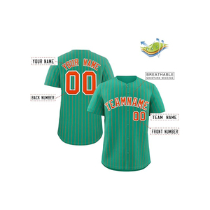Quantité minimale de commande bas conception libre respirant personnalisation Logo boutonné sublimé impression Baseball chemise - Product Image 2