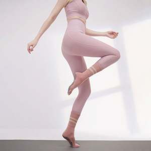 Custom Gym <b>Socks</b> for Women Colorful Cotton Crew High-Ankle Coverage Non-Slip Yoga Pilates Grip <b>Socks</b> for Sports - Product Image 6