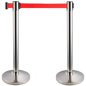 Thép Không Gỉ Retractable Belt Barrier Cho Hàng Đợi Và Tách Người - Product Image 2