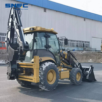 JCB-chargeuse-pelleteuse Cargador 4WD Wheel 388 Retroexcavodora avec stabilisateur H et manette de vitesse latérale