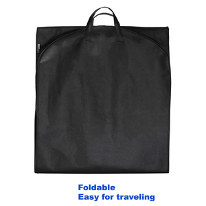 Sac de costume de vêtement Oxford imperméable réutilisable avec logo personnalisé d'usine OEM avec fermeture éclair givrée et impression personnalisée pour le stockage de voyage - Product Image 6