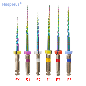 سلسلة قوس قزح 6 ، في قناة نيتي تنشيط الحرارة الزرقاء ، ملف الأسنان الدوار 25 ، يمكن أن ينحني علاج اللبية - Product Image 2