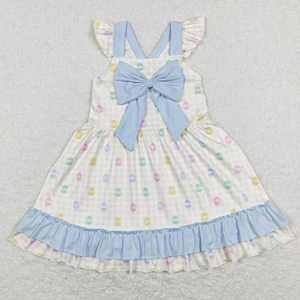 Conjunto de Ropa para Bebé Niña con Estampado de Huevos de Pascua y Lazo Grande - Product Image 2