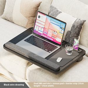 ラップトップデスクソリッドウッド工場直販レイジーベッド付きポータブルカーデスクシンプルモダンデザインオフィスデスク小型テーブル - Product Image 5