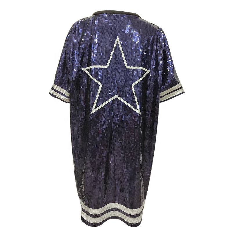 dallas cowboys sequin dress Go Cowboys! White Bling Jersey catching ombre sequin design and the iconic Cowboys logo Sequin Dress Womens Dallas Cowboys