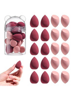 Ensemble de 7 éponges de maquillage Luma Luxury avec pot de rangement, éponges cosmétiques professionnelles et élégantes avec logo personnalisé