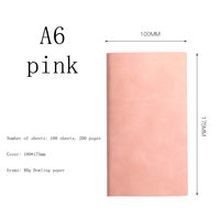 Carnet à sangle CHXN A5A6, bloc-notes en cuir avec logo, agenda professionnel, couverture rigide, pour le bureau, l'école, cadeau, 100 feuilles de papier
