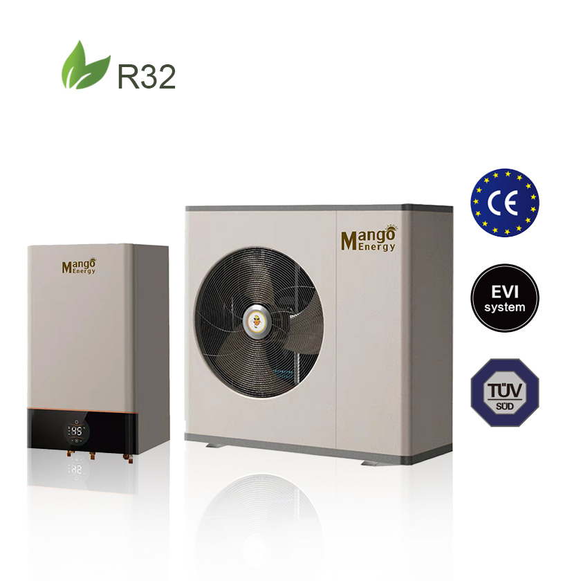 Водонагреватели R32 с Wi-Fi управлением, 9 кВт 11 кВт 14 кВт, инвертор постоянного тока с разрезом, тепловой насос для нагрева и охлаждения