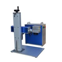 Máquina de Marcado Láser de Fibra CNC Portátil de 50W con Enfriamiento por Aire para Grabado en Metal, Joyería y Plástico, Compatible con Formatos DXF/BMP/AI/DWG