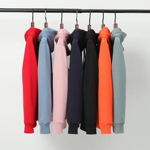 เสื้อฮู้ดดี้สีแดง ผ้าโพลีเอสเตอร์บุขนแกะ สวมใส่สบาย มีทุกขนาดพร้อมส่ง รับสกรีนโลโก้ สีพื้น ปักลายได้ - Product Image 3