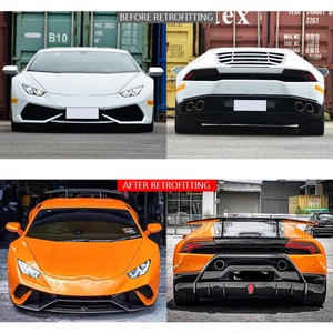 ชุดแต่งคาร์บอนไฟเบอร์ STO รอบคัน สำหรับ Lamborghini Huracan ปี 2014-2019 ประกอบด้วยกันชนหน้าและกันชนหลัง - Product Image 2