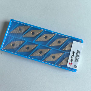 เม็ดมีดคาร์ไบด์สำหรับกลึงภายนอก VNMG160404HQ-CA5525 OEM รูปทรงข้าวหลามตัด เคลือบแข็งพิเศษ สำหรับเครื่องกลึง CNC ผลิตจากเหล็กทังสเตนของ KyoceraS ประเทศญี่ปุ่น - Product Image 2