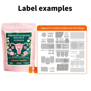 Gummies probiotiques pour femmes pour la santé vaginale et l'équilibre du pH, fabricant de compléments sous marque privée, MOQ flexible, certifié cGMP COA - Product Image 6