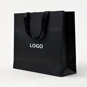 Custom Luxury Art Paper Shopping Bags Cosmetics Clothing Crafts Shoes Ribbon <b>Accessories</b> Supermarket Use Logo Print Promotions - Product Image 1