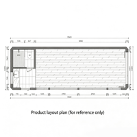 Cabane de jardin extérieure, pièce de loisirs pour cour arrière, bâtiment de jardin modulaire, espace de vie extérieur, structure en acier galvanisé A7