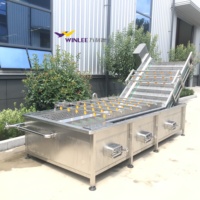 Commerciële fruit- en groentewasmachine · Industriële groentewasser · Fabrieksdirecte leverancier