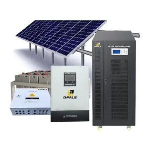 Compleet Off Grid Zonnesysteem Omvormer 30kw Zonne-Energie Systeem Off Grid 25kw 20kw 15kw 10kw Off Grid Solar Inverter Kit