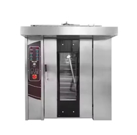 16/32/64-bakjes commerciële industriële draairooster pizzaovens elektrisch/gas grote bakapparatuur broodbakkerijen digitale bediening