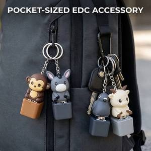 Lindo Juguete Sensorial Antiestrés con Interruptor Mecánico de Animalitos, Sonido de Clic Satisfactorio, Llavero de Descompresión, Regalo al por Mayor - Product Image 5