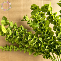 Realistische Shell Leaf Kunstbloem Bell Grass Flower Bells of Ireland Faux Flower Home Office Arrangement Decor