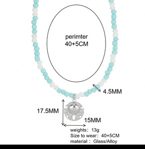 Collana pendente con conchiglia Nereid-perla barocca e Abalone con finitura Patina di marea - Product Image 6