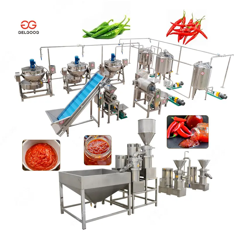 GG – Machine commerciale de traitement de la Sauce Chili verte