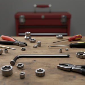 Llave hexagonal en forma de L de 280 mm de largo para reparación de hardware de precisión - Product Image 3